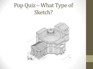 Pop Quiz – What Type of
        Sketch?
 