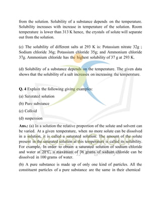 Class 9 Science Chapter Wise Topic Wise Notes Chapter 2 Is Matter ...