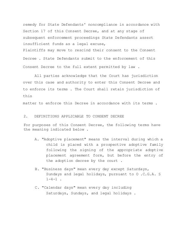 Wi ativan consent decree