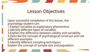 Measuring Variable PPTpowerpoint presentation | PPTX