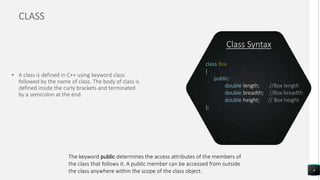 Class and object | PPT