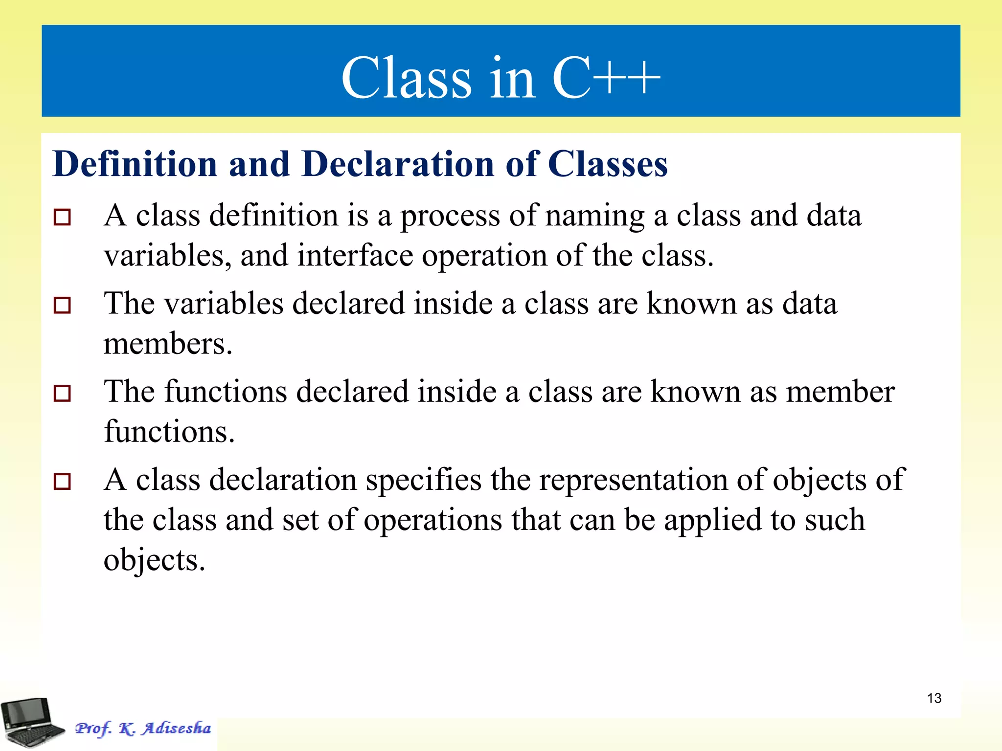 Class and object | PDF