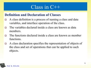Class and object | PDF