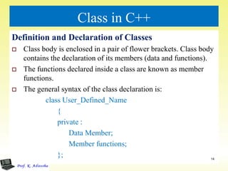 Class and object | PDF