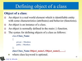 Class and object | PDF