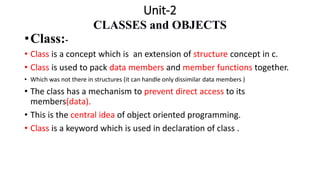 class and object C++ language chapter 2.pptx
