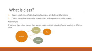 Class and objects | PPT