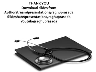THANKYOU
Download slides from
Authorstream/presentations/raghuprasada
Slideshare/presentations/raghuprasada
Youtube/raghuprasada
 
