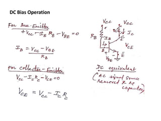 DC Bias Operation
 