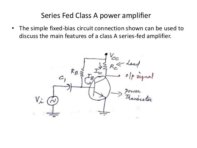 Class A Power Amplifiers