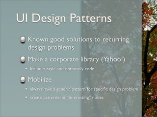 Class-based design for mobile development