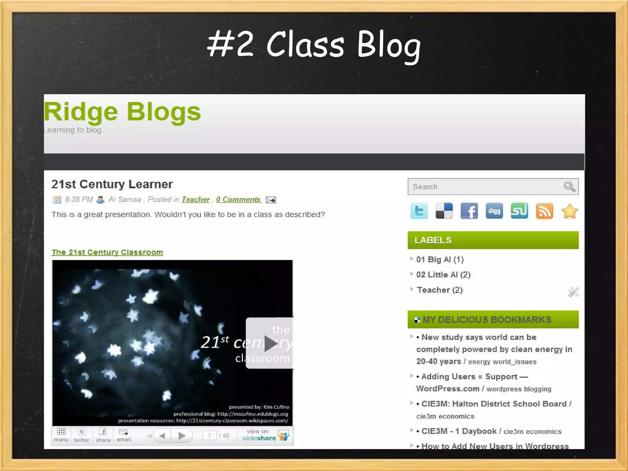 #2 Class Blog