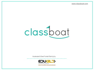 Accelerated & Seed Funded Start-Up by
www.classboat.com
 