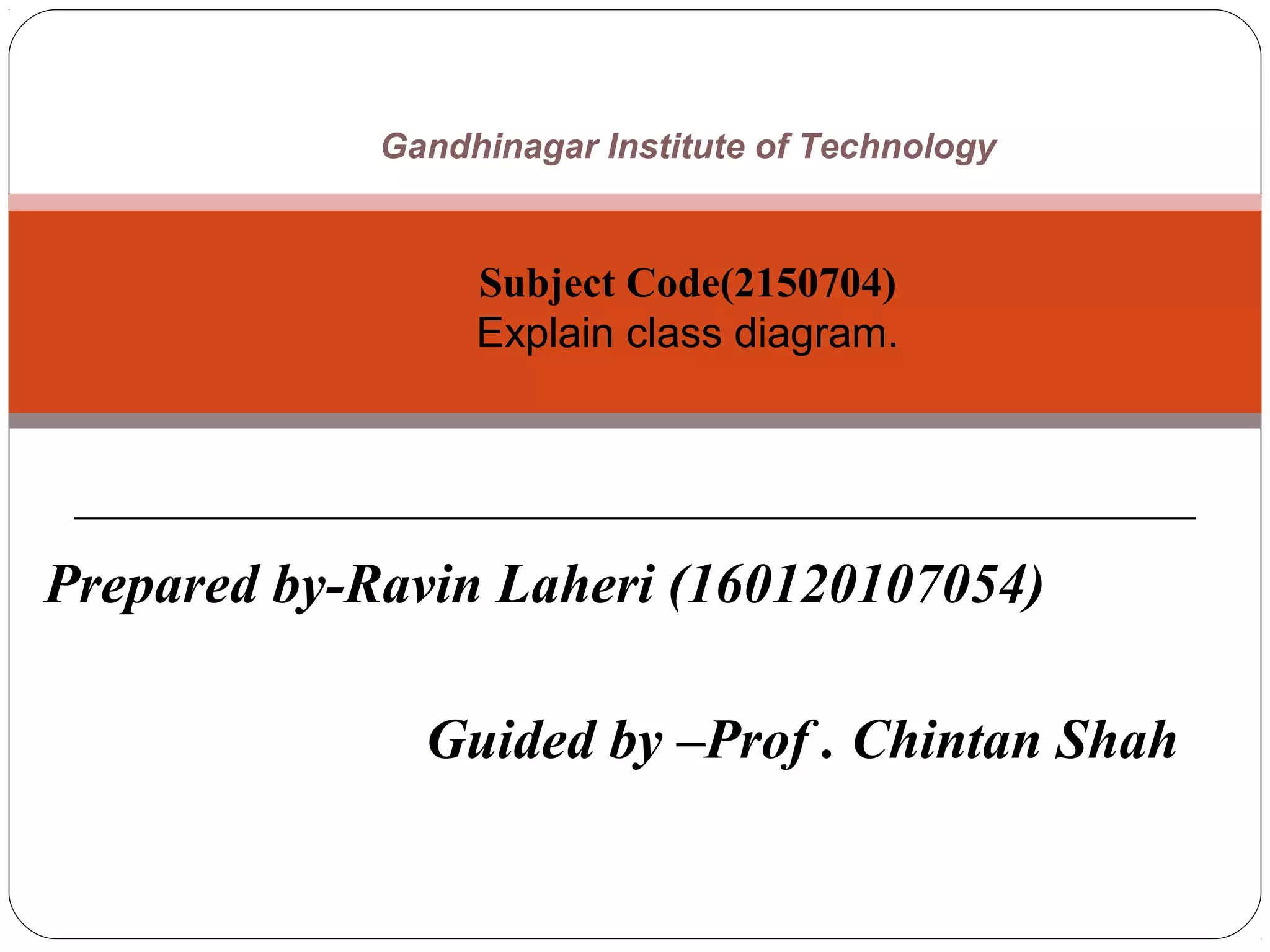 Class diagram java | PPT