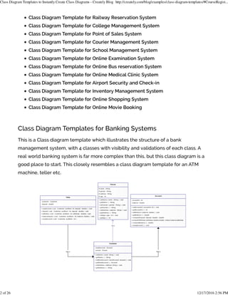 Class diagram templates to instantly create class diagrams creately ...