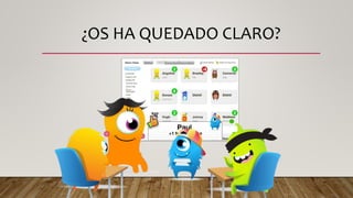 ¿OS HA QUEDADO CLARO?
 
