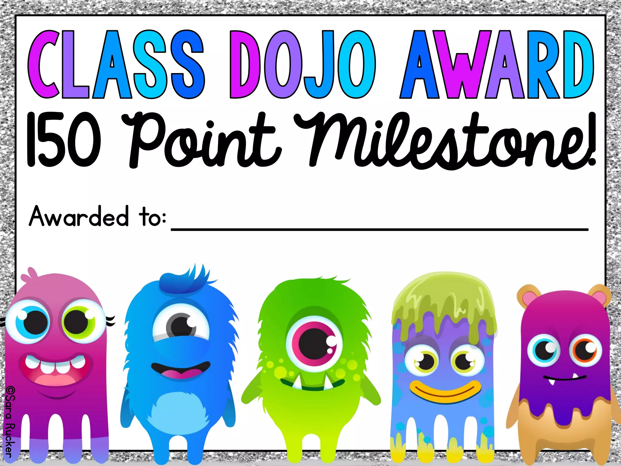 150 Point Milestone!
Awarded to:
©SaraRucker
 