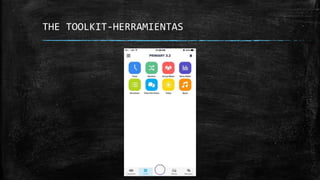 THE TOOLKIT-HERRAMIENTAS
 