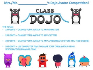 ClassDojo Poster - Letting Students Earn Custom Avatars