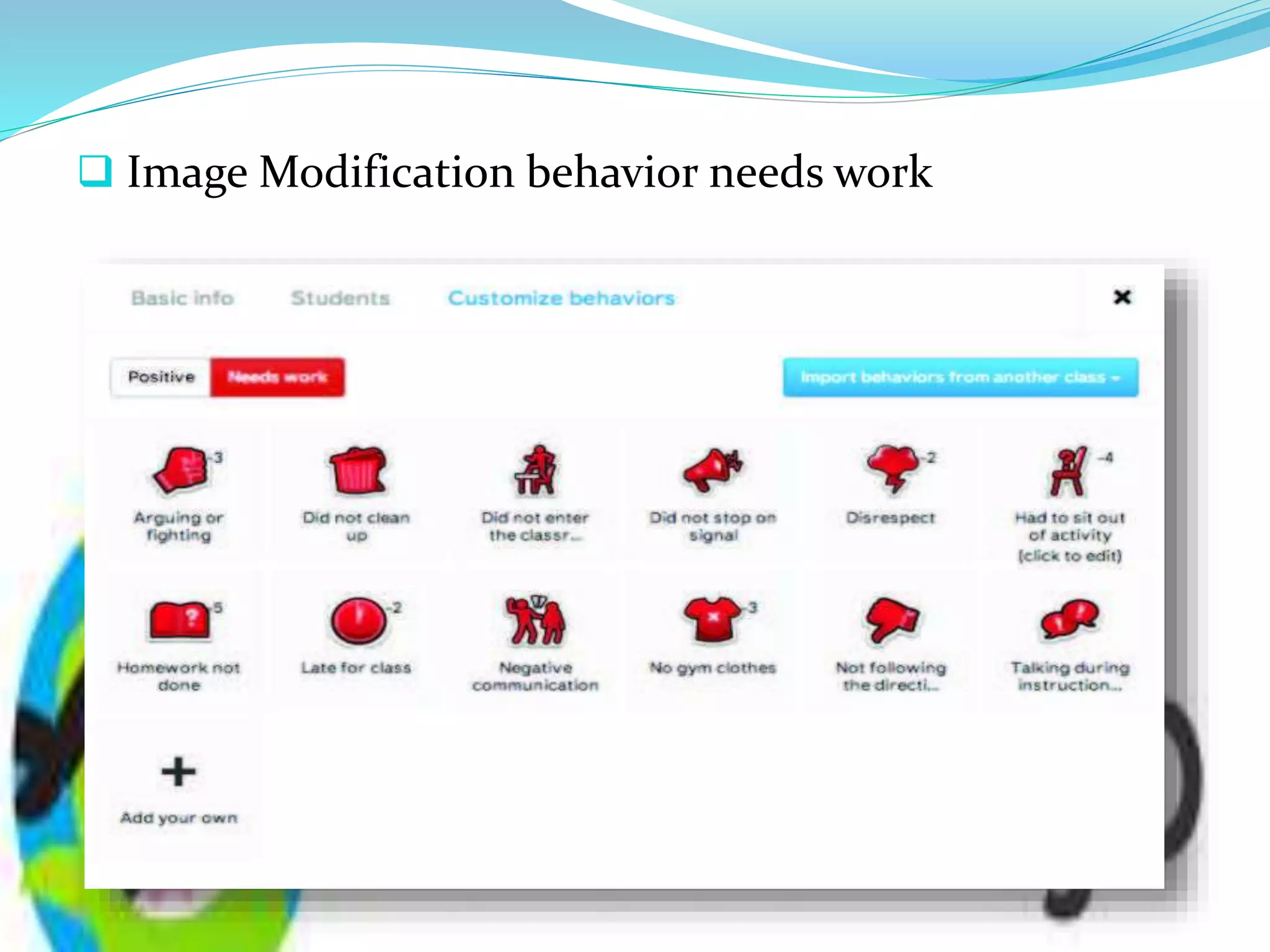  Image Modification behavior needs work
 