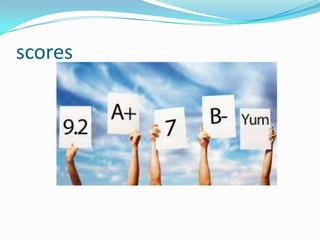 scores
 