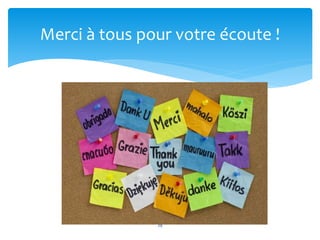 Merci à tous pour votre écoute ! 
29 
