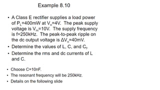 Power class E inverter and rectifier.pptx