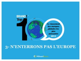 Classement brand z top 100 2013 des marques les plus puissantes au mo…