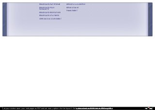 REMORQUES PLATEFORME 
REMORQUES POUR 
PAYSAGISTE 
REMORQUES RECREATIVES 
REMORQUES UTILITAIRES 
VERROUS D’ACCOUPLEMENT 
SERVICE À LA CLIENTÈLE 
RÉPARATION VR 
FINANCEMENT 
Let your visitors save your web pages as PDF and set many options for the layout! Get a download as PDF link to PDFmyURL! 
