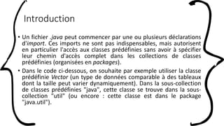 Les Classe en Java | PPTX