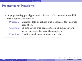 Object-oriented Programming in Python | PPT