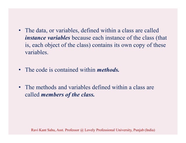 Classes and Nested Classes in Java | PDF