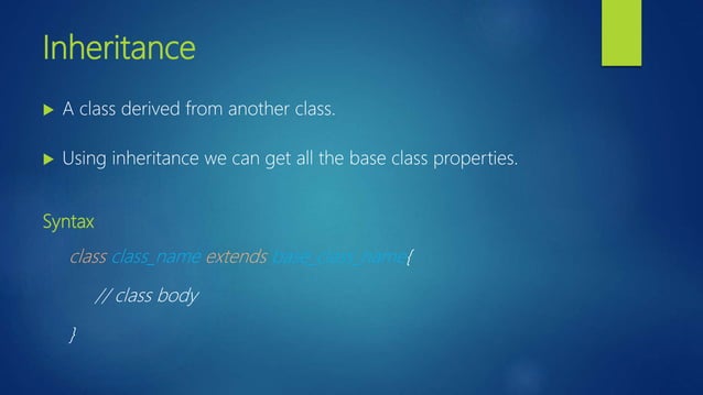 2. Classes | Object Oriented Programming in JavaScript | ES6 ...