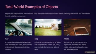 Classes are blueprints for creating objects | PDF