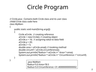 classes-objects-oops concept in Computers.ppt
