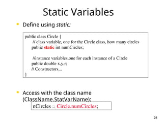 Java Class Example Comprehensive Guide to Java Classes, Objects, Constructors, and Static ...