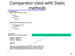 Java Class Example Comprehensive Guide to Java Classes, Objects, Constructors, and Static ...