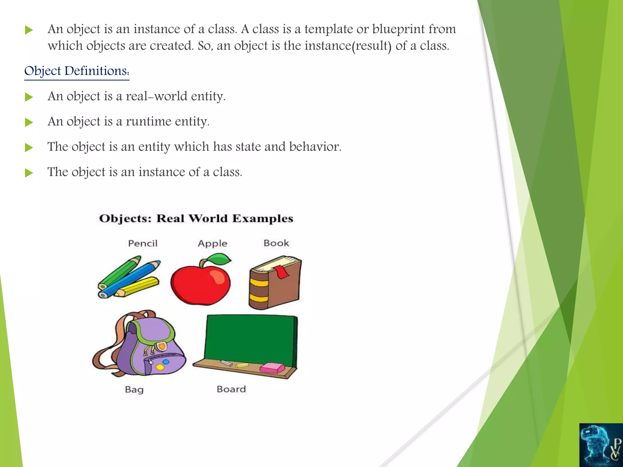 Classes objects in java | PPTX
