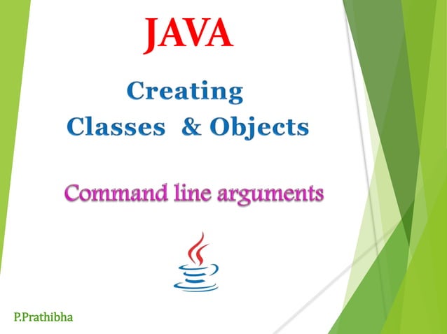 Classes objects in java | PPT