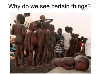 Why do we see certain things? 