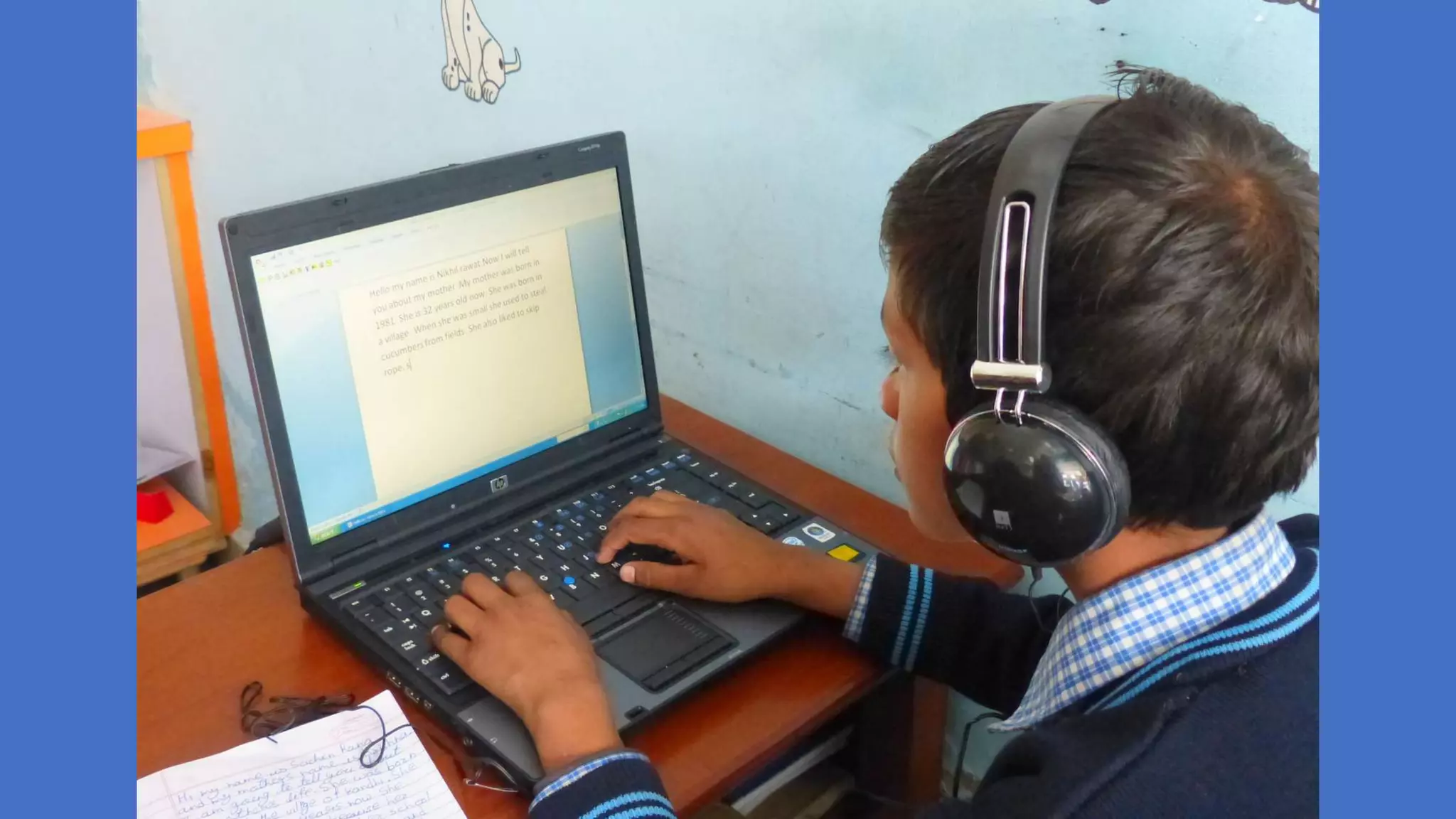 Classes 6 and 7 writing