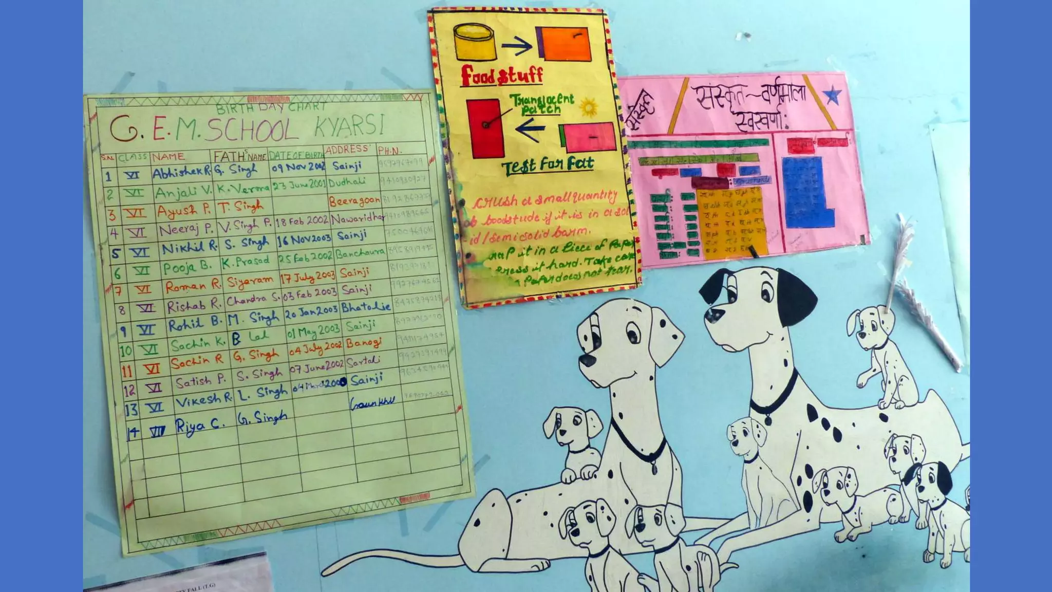 Classes 6 and 7 writing