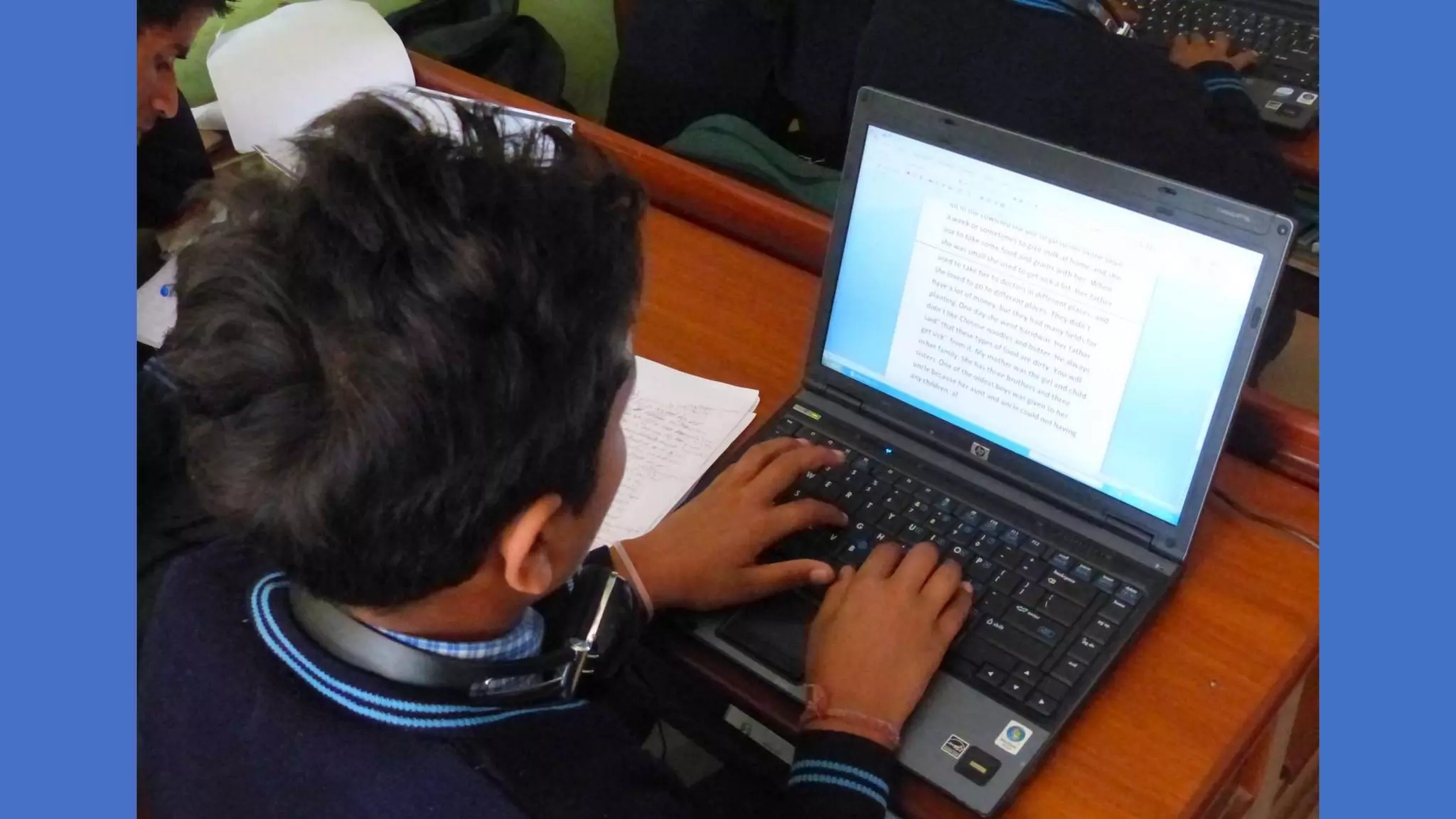 Classes 6 and 7 writing