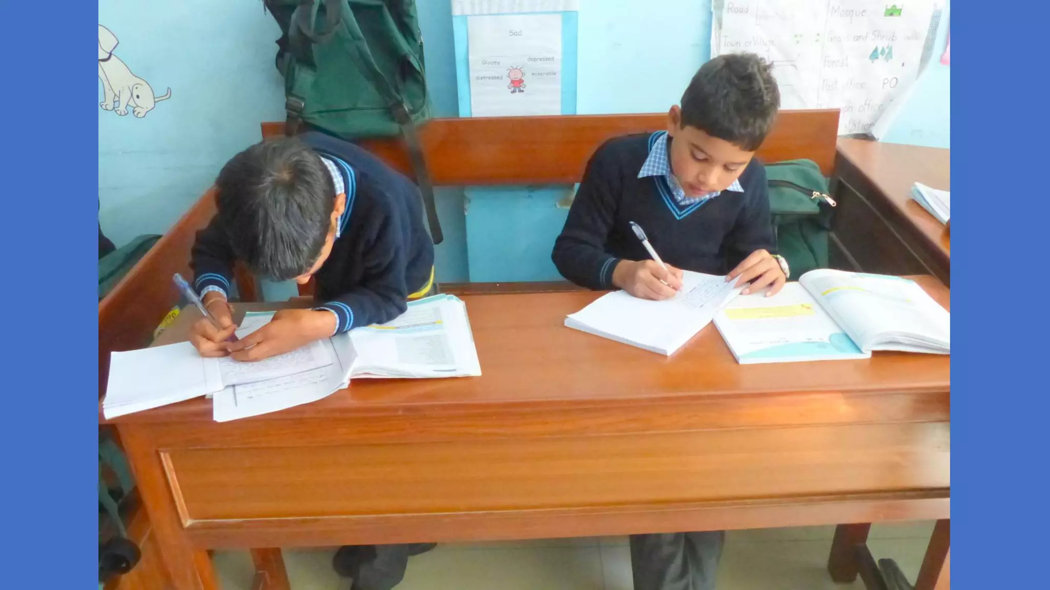 Classes 6 and 7 writing