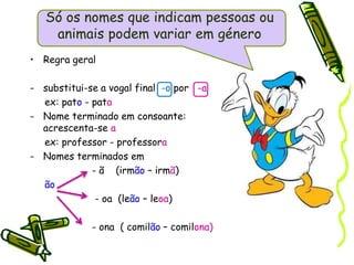 PRÓPRIOS        Indicam um ser em particular (uma pessoa ou uma localidade). Começam sempre por letra maiúscula.Ex:Matilde,  Matosinhos, Praia do Aterro