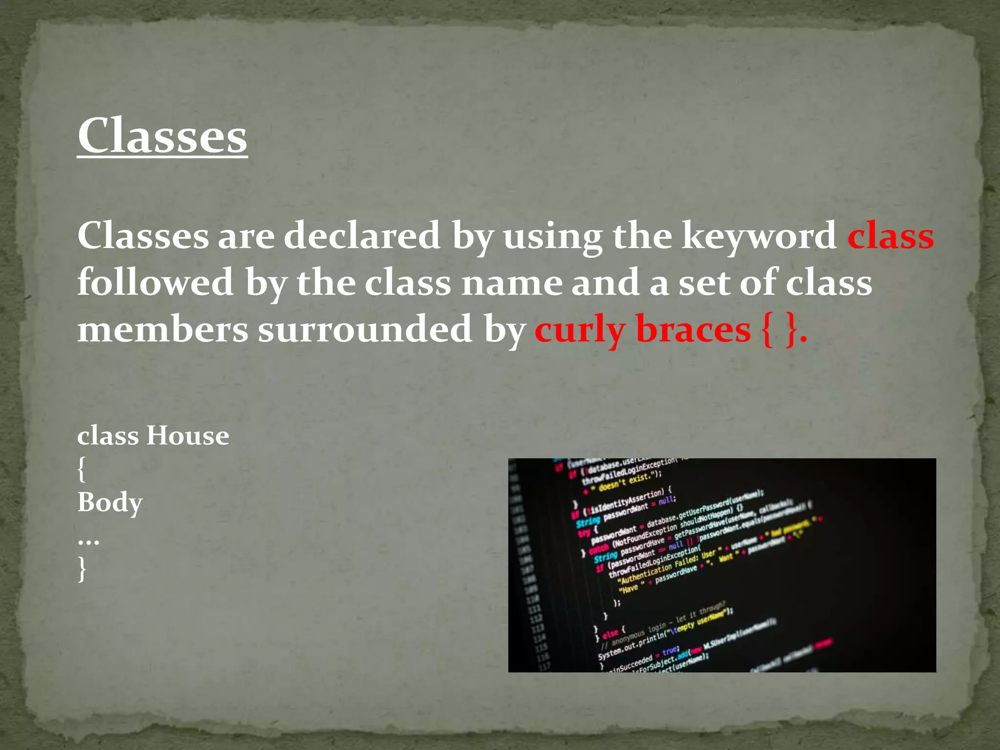 Classes and Objects in C# | PPTX