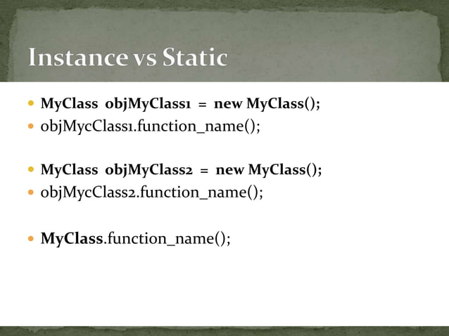 Classes and Objects in C# | PPTX