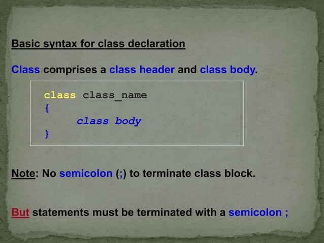 Classes and Objects in C# | PPTX