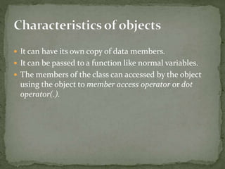 Classes and Objects in C# | PPTX