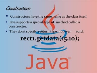 Classes,object and methods jav | PPTX